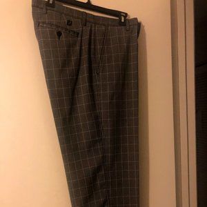 Black, Gray and White checkered pants